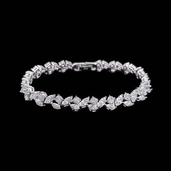 Pulsera Eternity de plata Vivaio